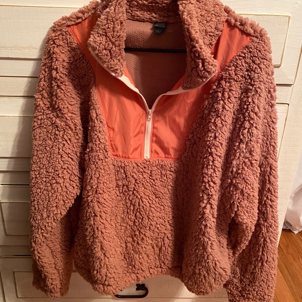 Wild Fable Cropped Sherpa